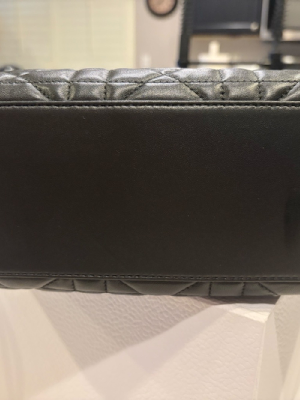 Dior Medium D-Dream Bag-Black Macrocannage Lambskin - Picture 5 of 8